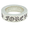 CHROME HEARTS クロムハーツ（原本無） 6mm SPACER FOREVER スペーサー フォーエバー リング シルバー系 9.5号【中古】