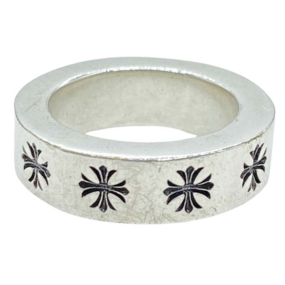 CHROME HEARTS クロムハーツ（原本無） 6mm SPACER FOREVER スペーサー フォーエバー リング シルバー系 9.5号【中古】