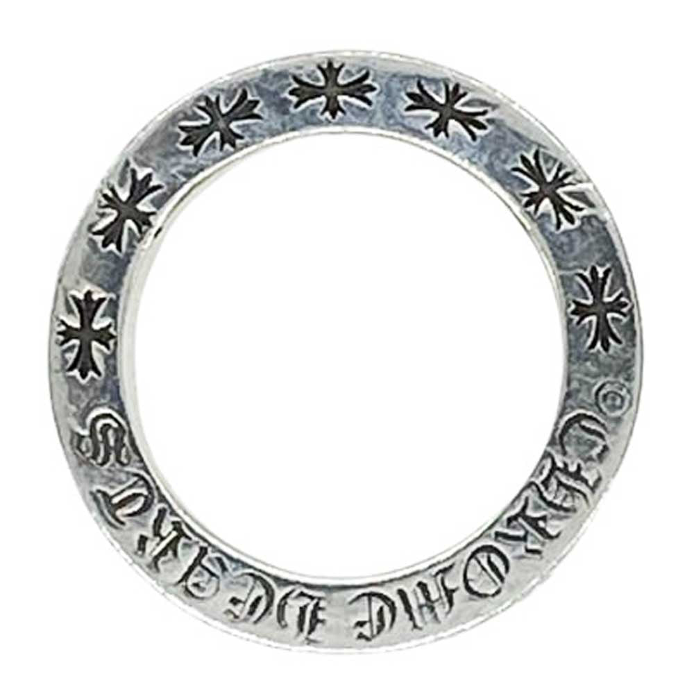 CHROME HEARTS クロムハーツ（原本無） 6mm SPACER FOREVER スペーサー フォーエバー リング シルバー系 9.5号【中古】