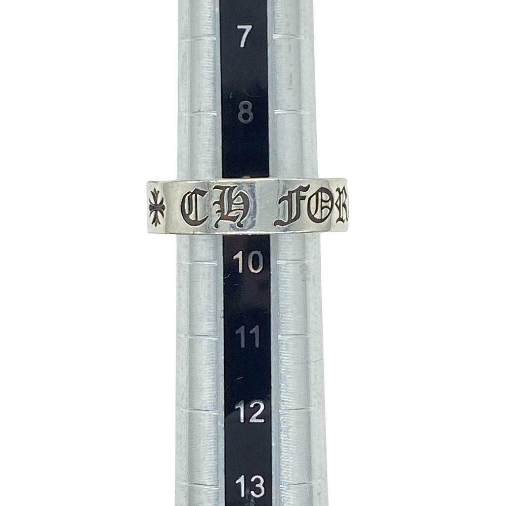 CHROME HEARTS クロムハーツ（原本無） 6mm SPACER FOREVER スペーサー フォーエバー リング シルバー系 9.5号【中古】