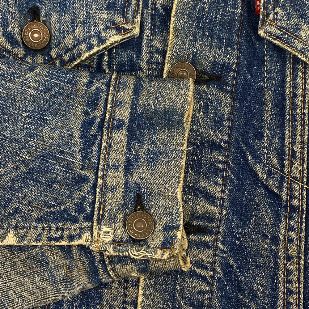 Levi's リーバイス 60s 70505 BIGE 4th フォース ブランケット付き デニム ジャケット インディゴブルー系【中古】