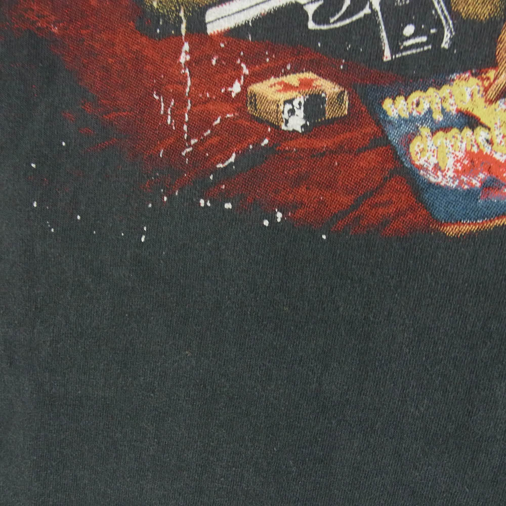 ヴィンテージ 90s PULP FICTION パルプフィクション ムービー 半袖 Tシャツ ダークグレー系【中古】