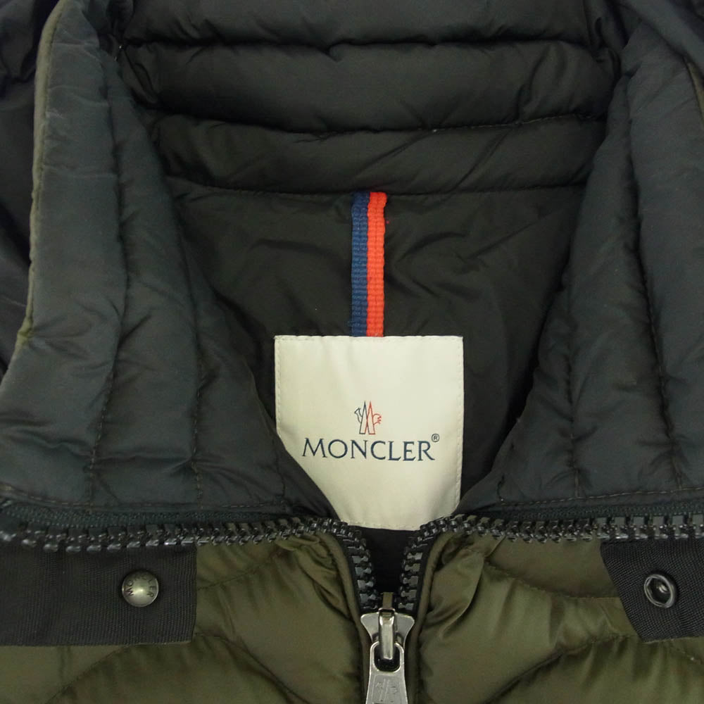 MONCLER モンクレール C20914131805 MORANDIERES モランディエール ダウン ジャケット カーキ系 5【中古】