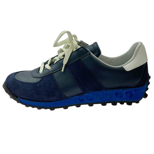 ディアザムラーソロ 71757-04-4271757 Schwarzenbacher 1757 GALAENDE NAVY レザー スニーカー ダークネイビー系 40【極上美品】【中古】