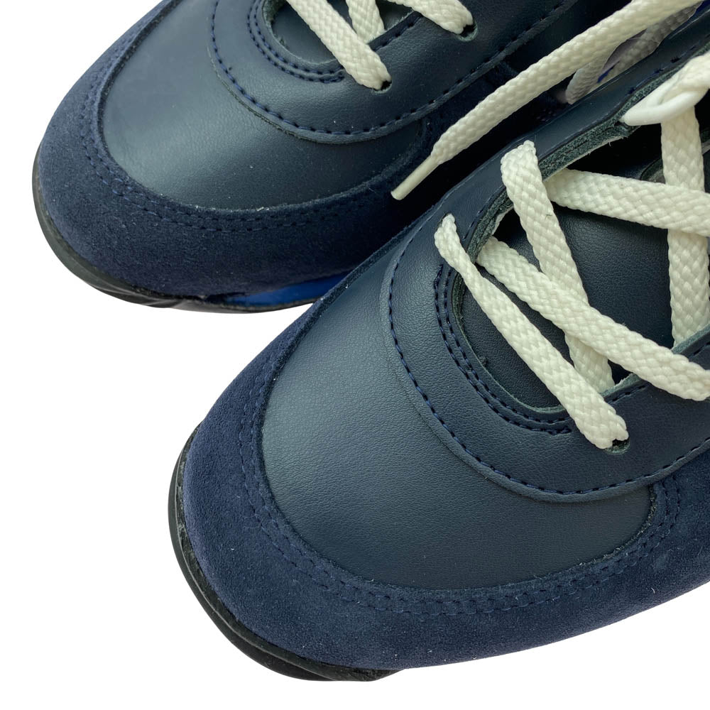 ディアザムラーソロ 71757-04-4271757 Schwarzenbacher 1757 GALAENDE NAVY レザー スニーカー ダークネイビー系 40【極上美品】【中古】