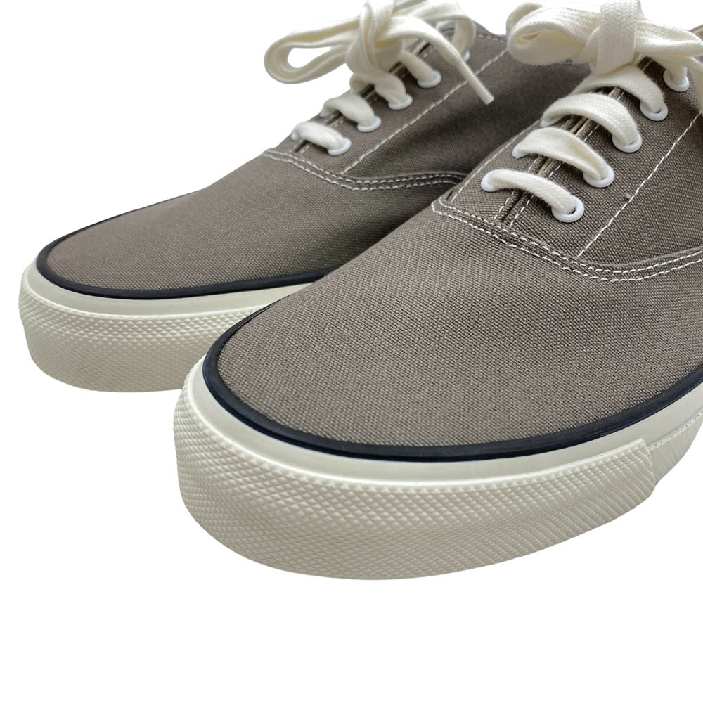 ワクワ 618-L WAKOUWA ワクワ LOW CUT GRAY×WHITE SOLE DECK SHOWS キャンバス ローカット スニーカー グレー系 25.5cm【新古品】【未使用】【中古】