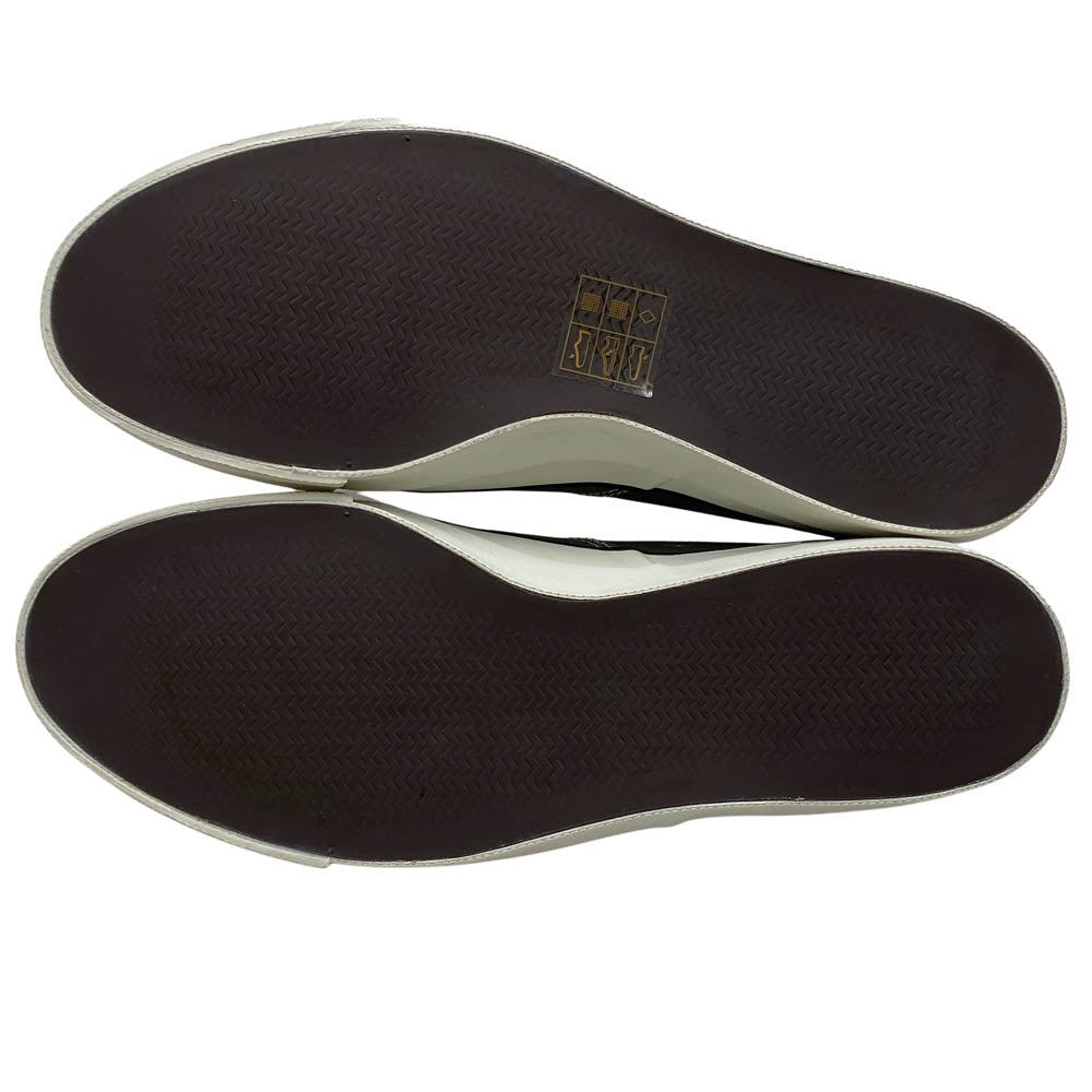ワクワ 618-L WAKOUWA ワクワ LOW CUT GRAY×WHITE SOLE DECK SHOWS キャンバス ローカット スニーカー グレー系 25.5cm【新古品】【未使用】【中古】
