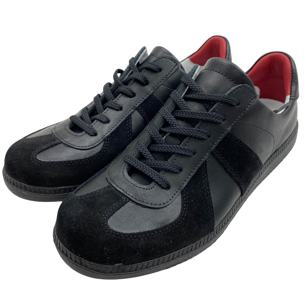 ディアザムラーソロ 71760-02-1271760 Schwarzenbacher 1760 BW GYM SHOES BLACK ジャーマントレーナー レザー スニーカー ジムシューズ ブラック系 40【極上美品】【中古】