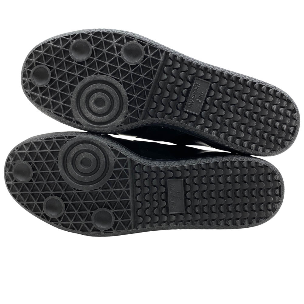ディアザムラーソロ 71760-02-1271760 Schwarzenbacher 1760 BW GYM SHOES BLACK ジャーマントレーナー レザー スニーカー ジムシューズ ブラック系 40【極上美品】【中古】