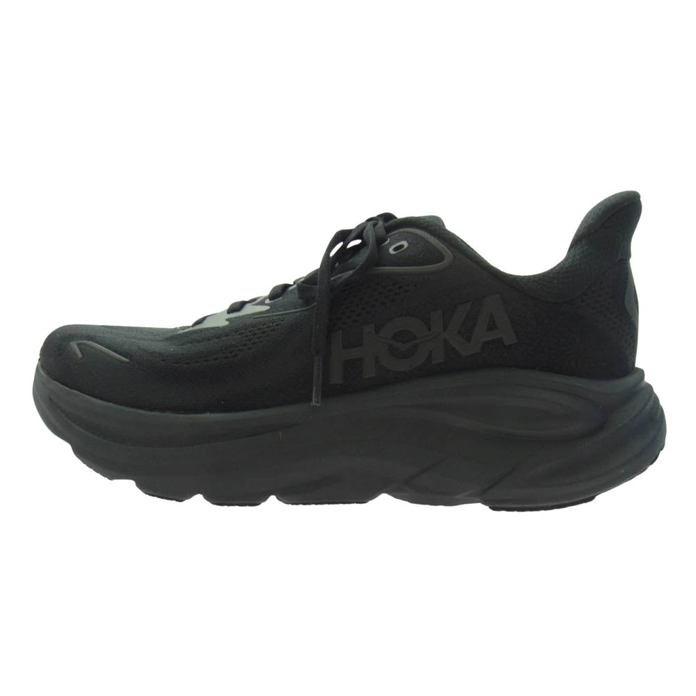 HOKA ONE ONE ホカ オネオネ 1162030 M CLIFTON10 クリフトン10 スニーカー ブラック系 27cm【極上美品】【中古】