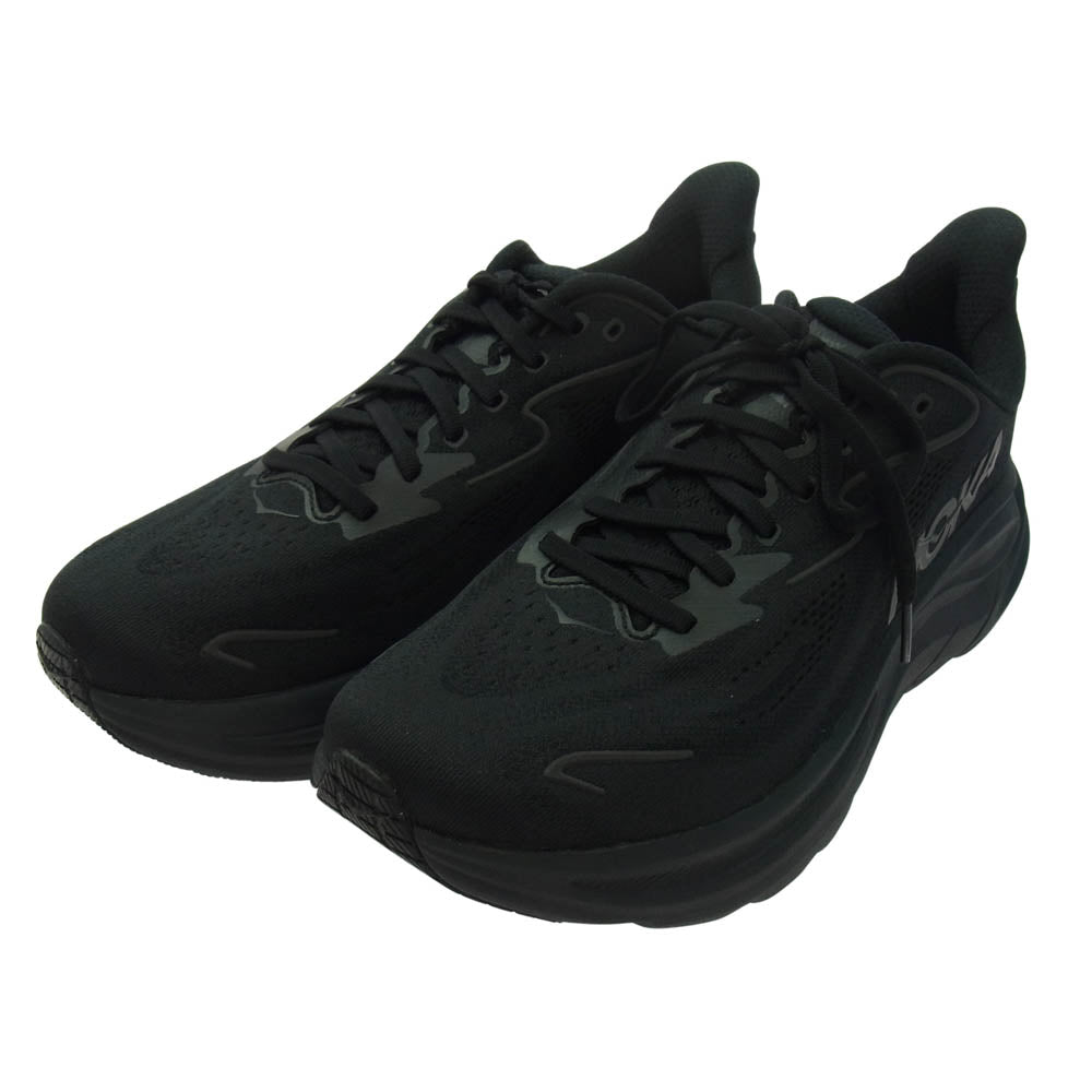 HOKA ONE ONE ホカ オネオネ 1162030 M CLIFTON10 クリフトン10 スニーカー ブラック系 27cm【極上美品】【中古】