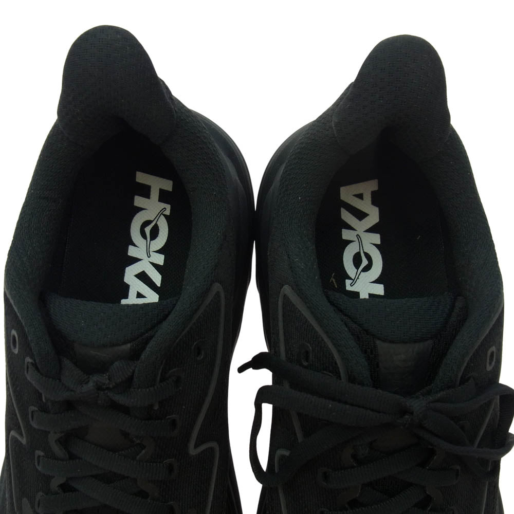 HOKA ONE ONE ホカ オネオネ 1162030 M CLIFTON10 クリフトン10 スニーカー ブラック系 27cm【極上美品】【中古】