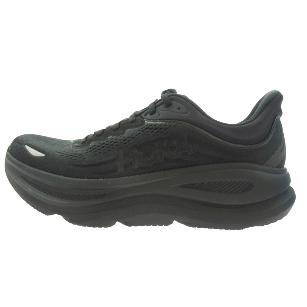 HOKA ONE ONE ホカ オネオネ 1162011 M BONDI9 ボンダイ9 スニーカー ブラック系 27cm【極上美品】【中古】