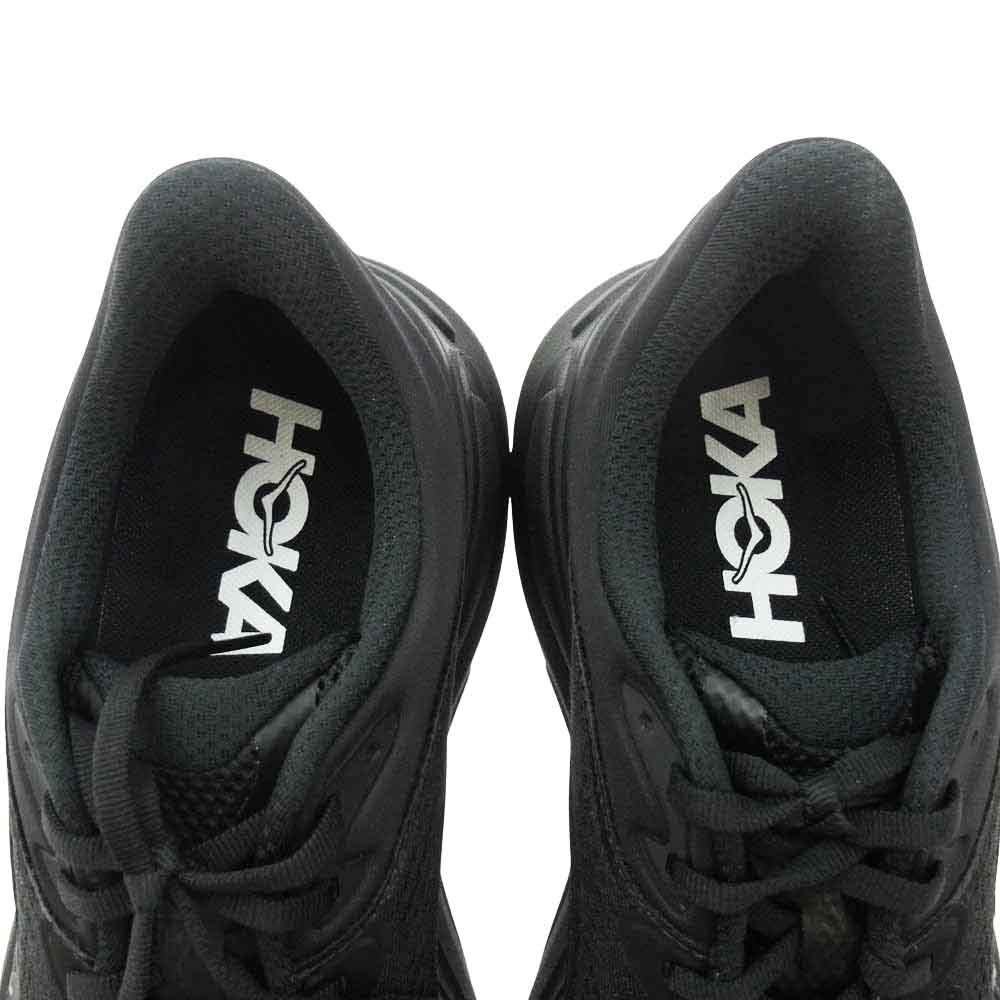 HOKA ONE ONE ホカ オネオネ 1162011 M BONDI9 ボンダイ9 スニーカー ブラック系 27cm【極上美品】【中古】
