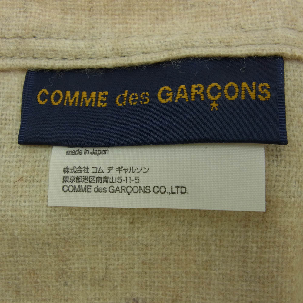 COMME des GARCONS コムデギャルソン GA-K206-051-2-1 ビッグ シルバー トートバッグ シルバー系 ベージュ系【中古】