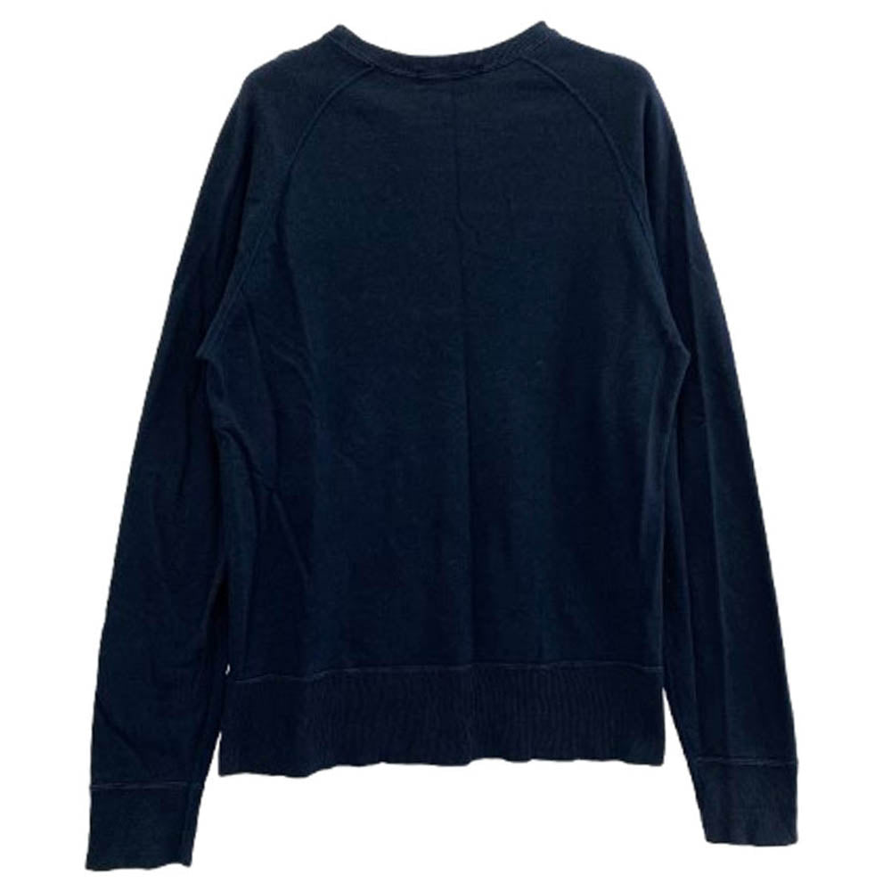 HYSTERIC GLAMOUR ヒステリックグラマー 4CS-1112 ガールプリント 前V クルーネック スウェット トレーナー ネイビー ネイビー系 M【中古】