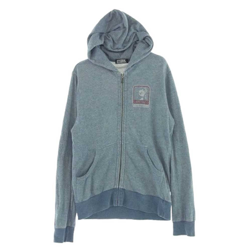 HYSTERIC GLAMOUR ヒステリックグラマー 0222CF02 ガールプリント フルジップ パーカー ブルー ブルー系 S【中古】