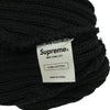 Supreme シュプリーム 12AW Ribbed Beanie リブビーニー ポンポン ボックスロゴ ニット帽 ブラック系【中古】