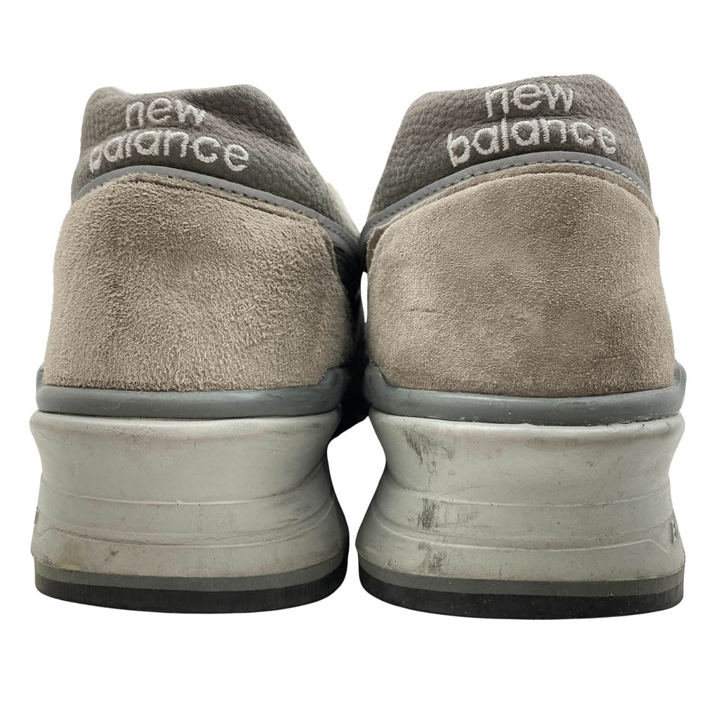 NEW BALANCE ニューバランス M997 GY USA製 M997GY Gray ローカット スニーカー グレー グレー系 28.5cm【中古】