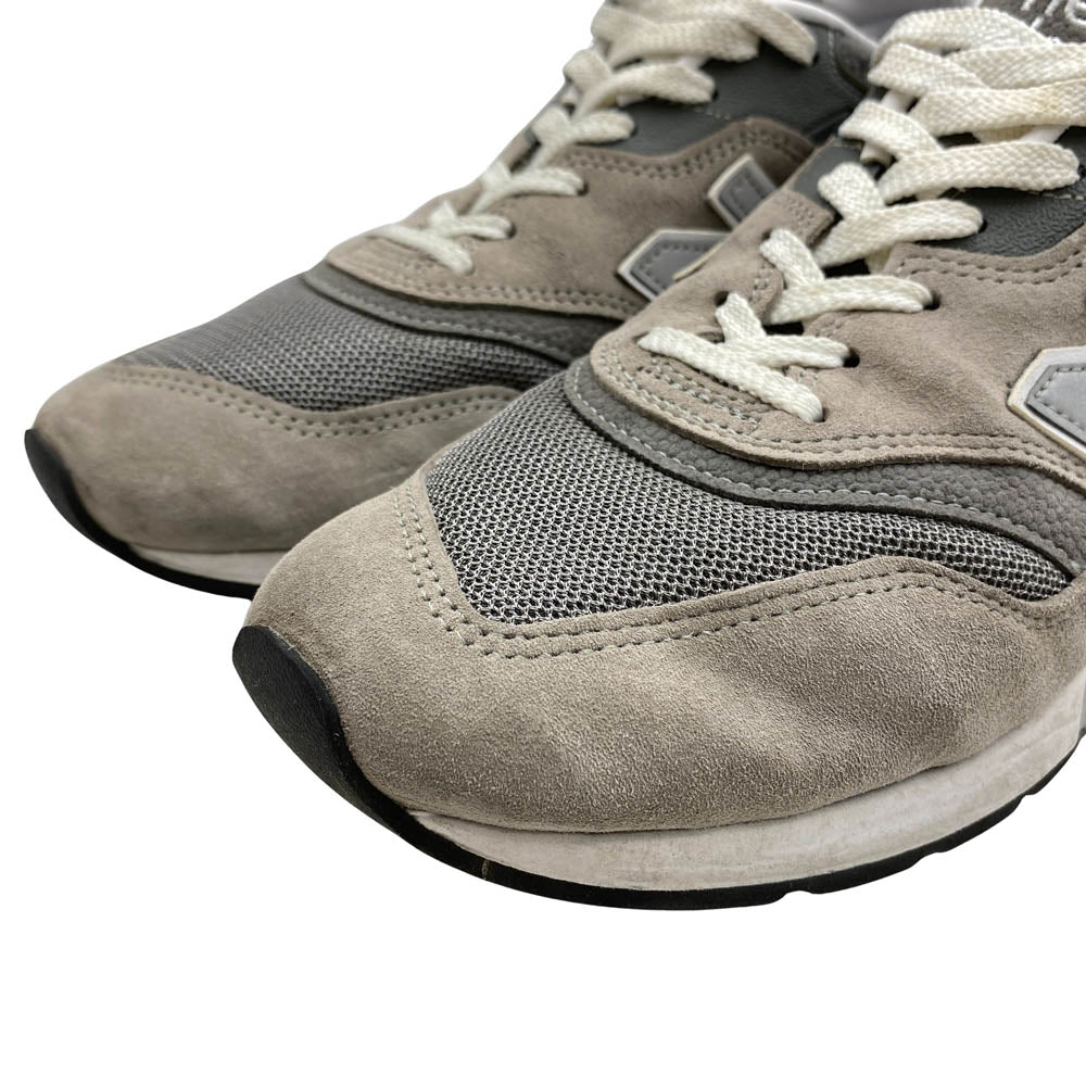 NEW BALANCE ニューバランス M997 GY USA製 M997GY Gray ローカット スニーカー グレー グレー系 28.5cm【中古】