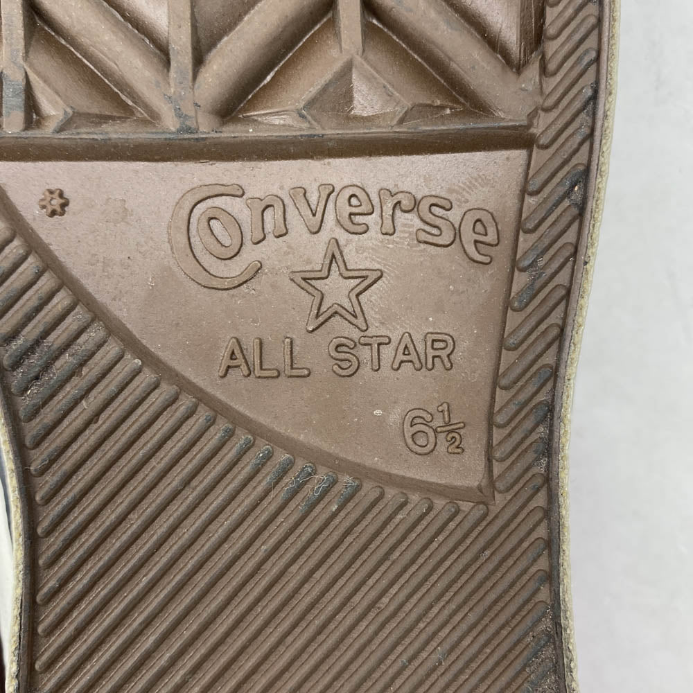 CONVERSE コンバース 70s 80s USA製 vintage ヴィンテージﾞALL STAR オールスター インソール 青単 スクエア プリント ローカット スニーカー ピンク系 6.5【中古】