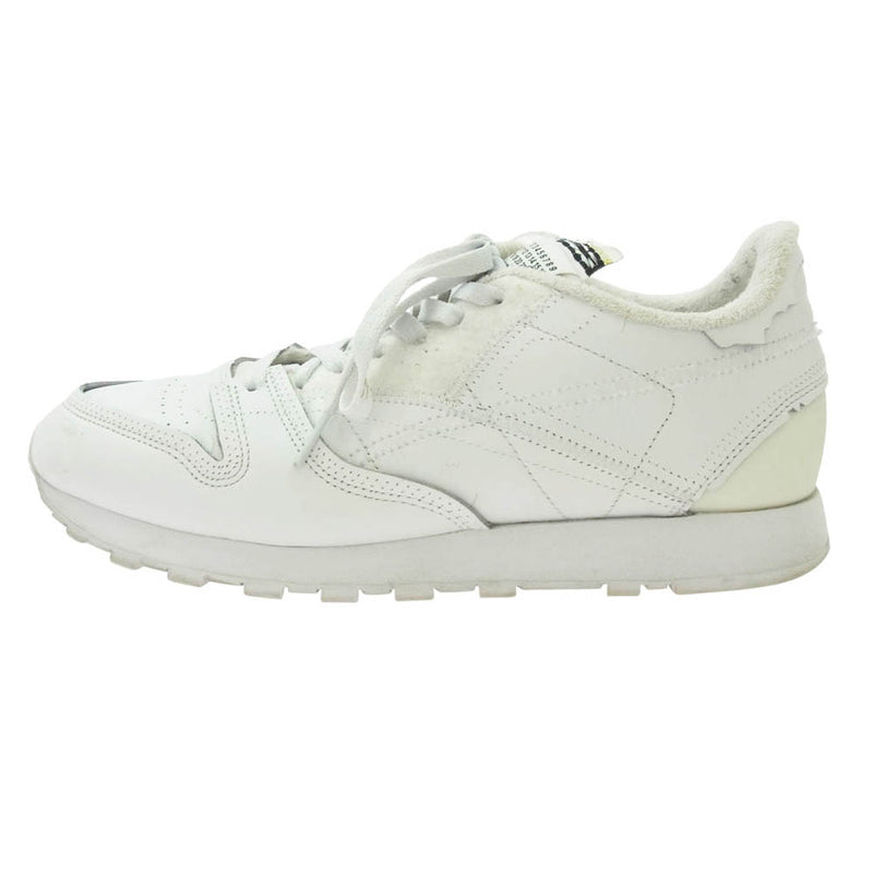 MAISON MARGIELA メゾンマルジェラ GW4993 × Reebok Project 0 CL MEMORY OF White リーボック プロジェクト 0 CL メモリー オブ ホワイトローカット スニーカー ホワイト系 28.5cm【中古】
