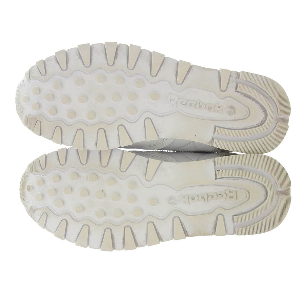 MAISON MARGIELA メゾンマルジェラ GW4993 × Reebok Project 0 CL MEMORY OF White リーボック プロジェクト 0 CL メモリー オブ ホワイトローカット スニーカー ホワイト系 28.5cm【中古】