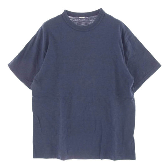 WAREHOUSE ウエアハウス コットン 半袖 Ｔシャツ ネイビー系 L【中古】