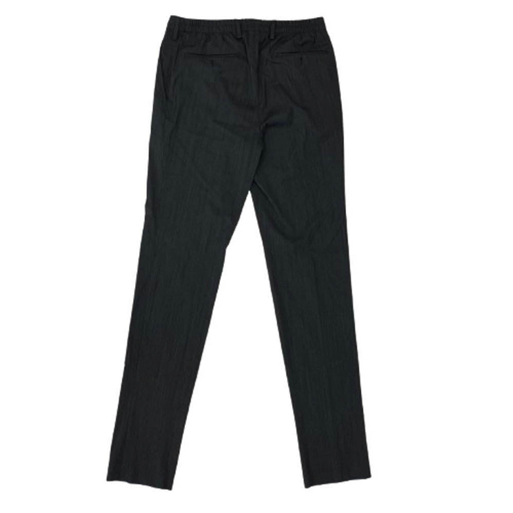 LARDINI ラルディーニ ブートニエール付き Easy wear イージーウェア 3B テーラードジャケット スラックスパンツ セットアップ グレー系 48【新古品】【未使用】【中古】