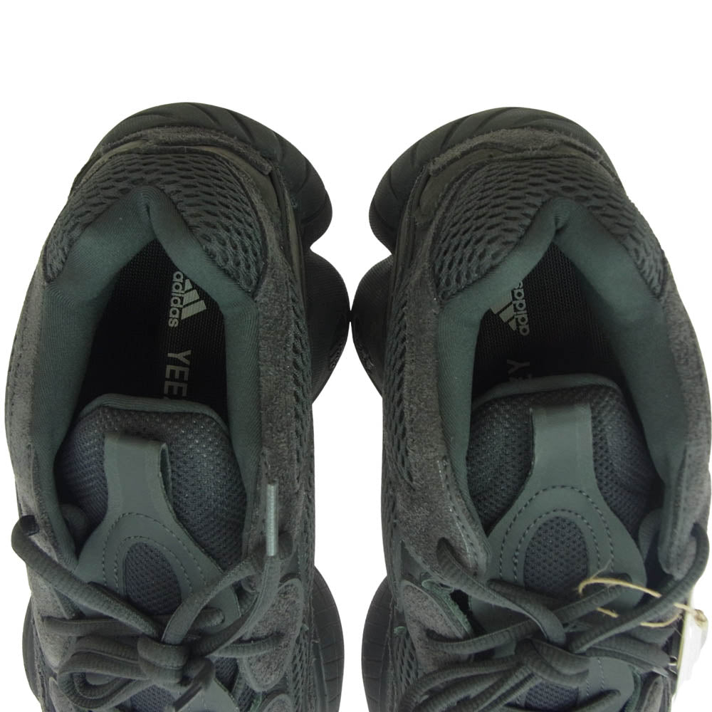 adidas アディダス F36640 YEEZY 500 Utility Black イージー500 ユーティリティ ブラック ローカット スニーカー ブラック系 30cm【極上美品】【中古】