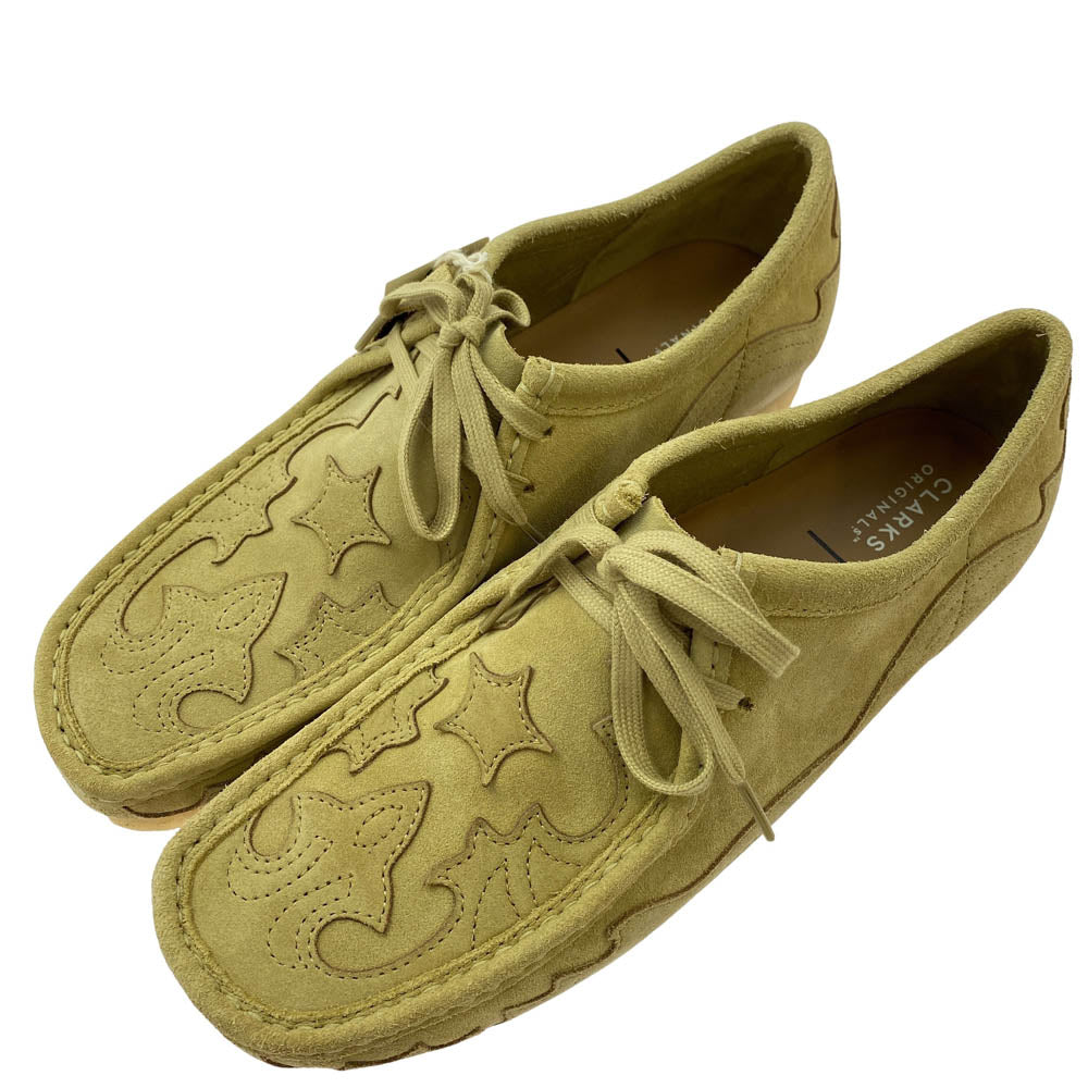 Supreme シュプリーム 23SS Clarks Originals Wallabee クラークス オリジナルス ワラビー シューズ ライトブラウン系 UK10.5【極上美品】【中古】