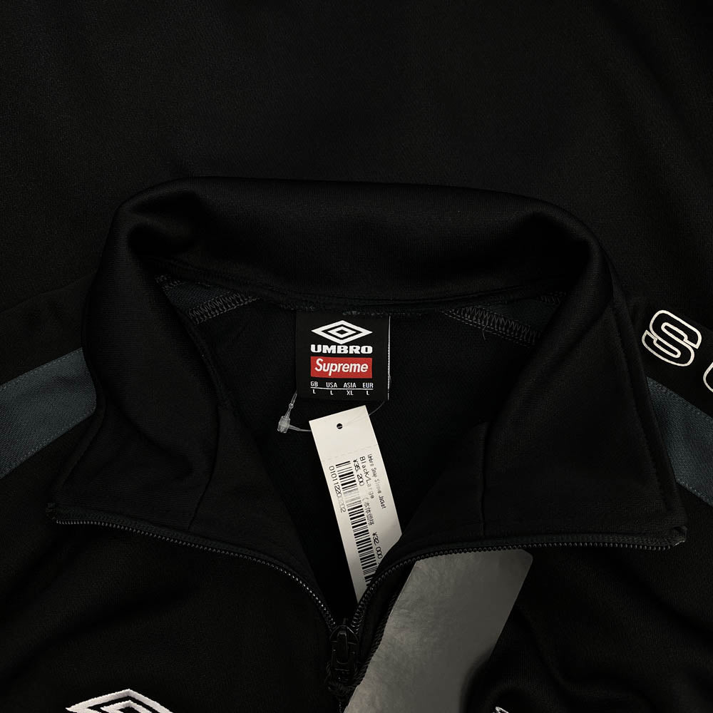 Supreme シュプリーム 23SS Umbro Snap Sleeve Jacket アンブロ スナップ スリーブ トラック ジャケット ブラック系 XL【極上美品】【中古】