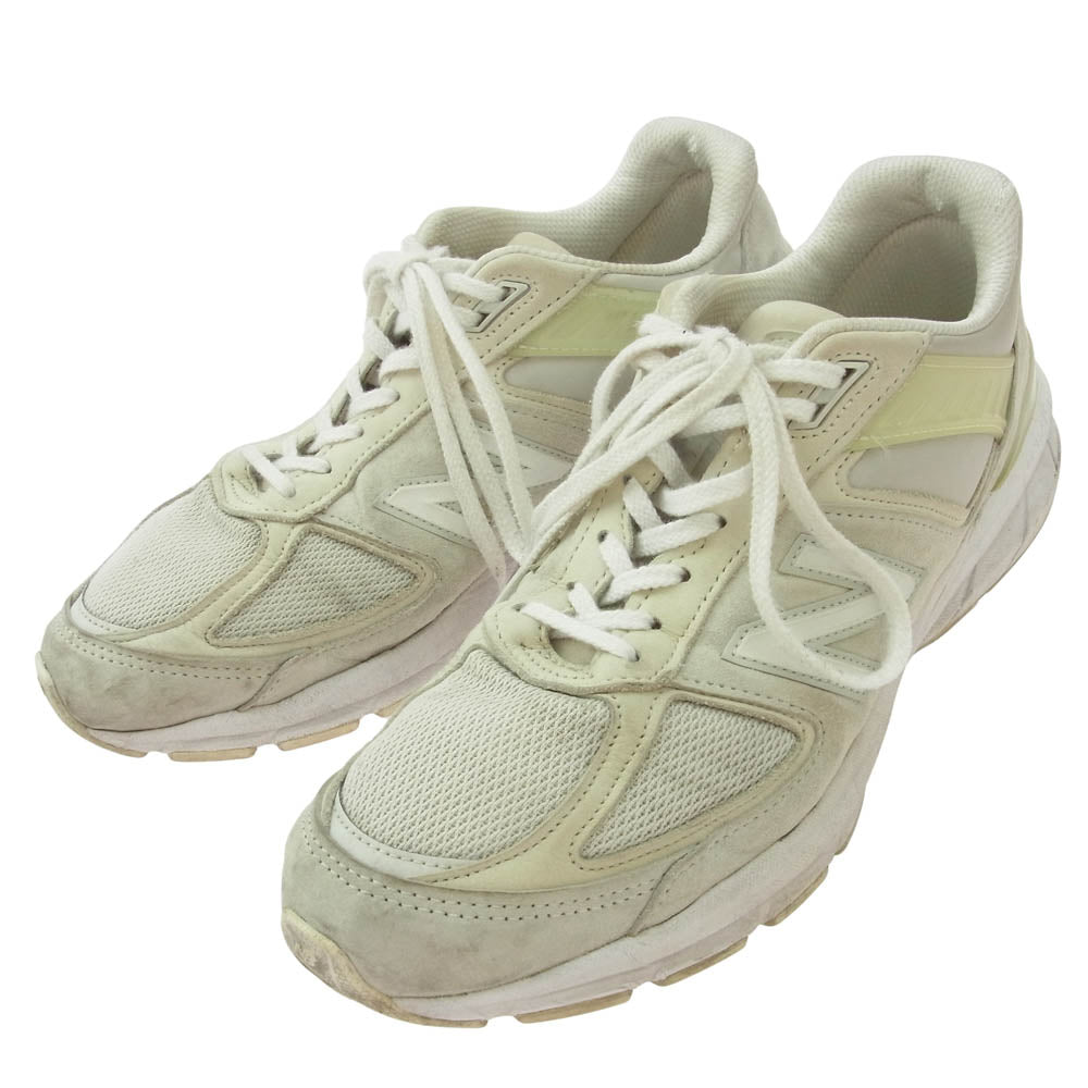 JUNYA WATANABE COMME des GARCONS MAN ジュンヤワタナベコムデギャルソンマン M990JW5 ×NEW BALANCE ニューバランス 990V5 ジュンヤワタナベ ローカット スニーカー ベージュ系 29cm【中古】