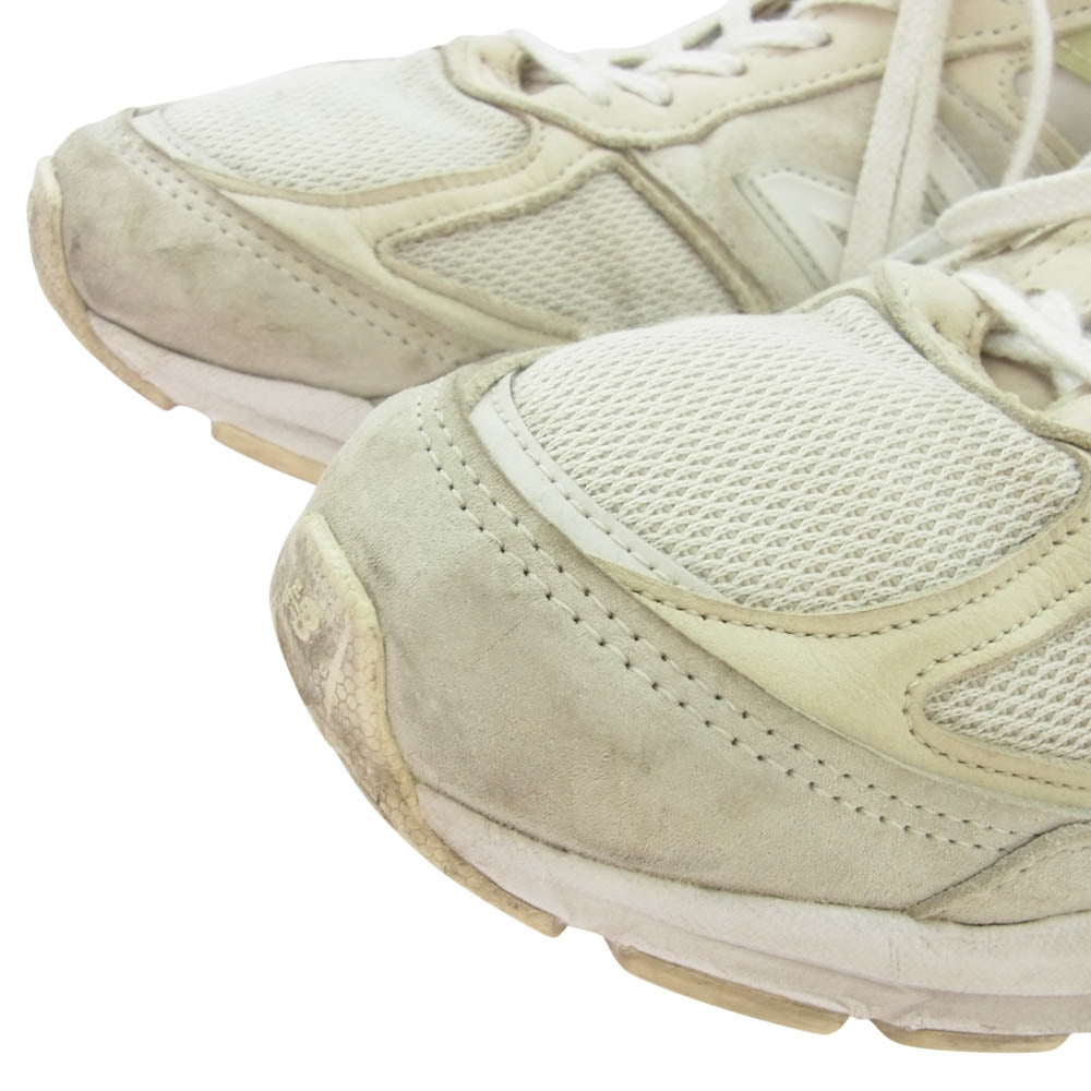 JUNYA WATANABE COMME des GARCONS MAN ジュンヤワタナベコムデギャルソンマン M990JW5 ×NEW BALANCE ニューバランス 990V5 ジュンヤワタナベ ローカット スニーカー ベージュ系 29cm【中古】