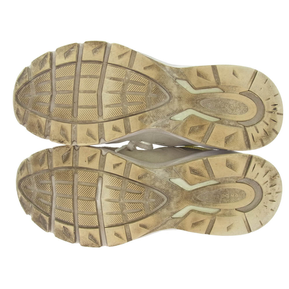 JUNYA WATANABE COMME des GARCONS MAN ジュンヤワタナベコムデギャルソンマン M990JW5 ×NEW BALANCE ニューバランス 990V5 ジュンヤワタナベ ローカット スニーカー ベージュ系 29cm【中古】