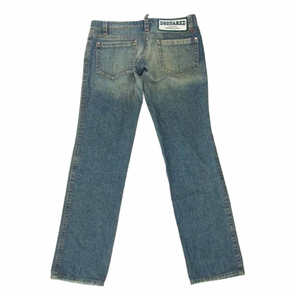 DSQUARED2 ディースクエアード パッチ付き ジーンズ デニム パンツ インディゴブルー系 48【中古】