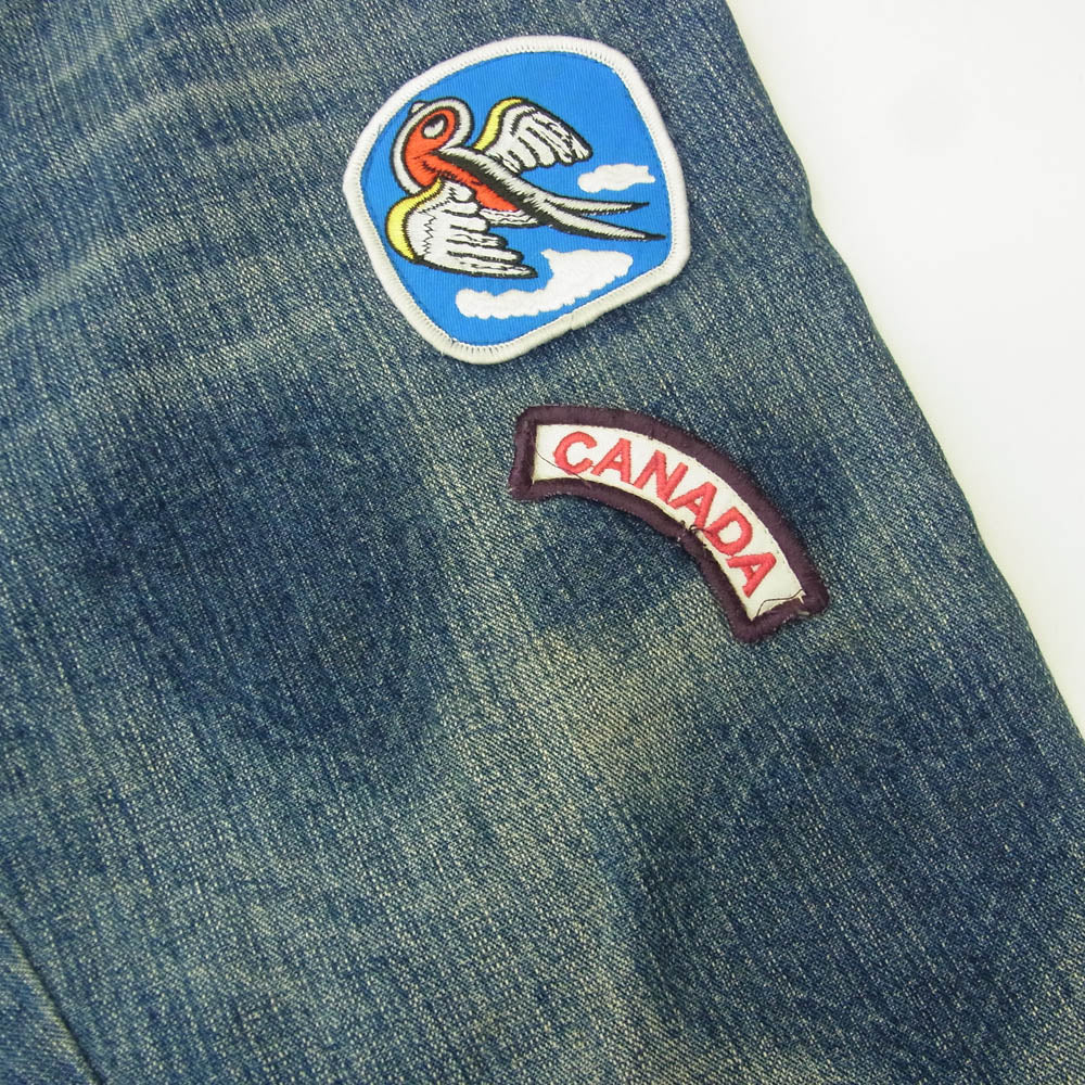 DSQUARED2 ディースクエアード パッチ付き ジーンズ デニム パンツ インディゴブルー系 48【中古】