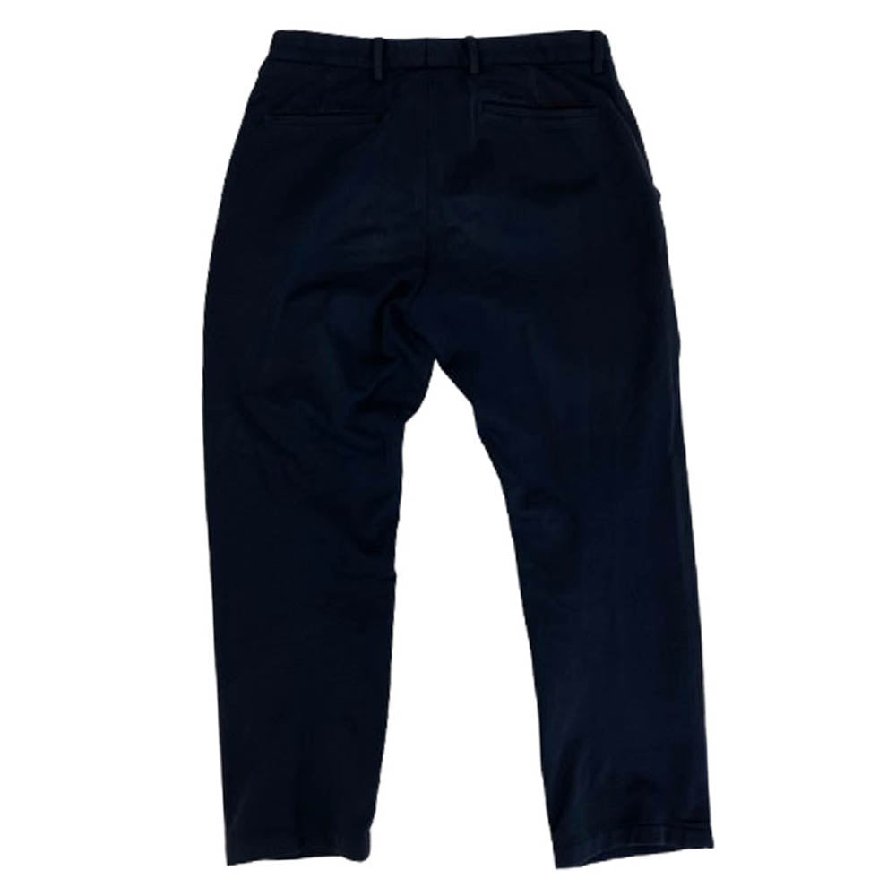 CALVIN KLEIN カルバンクライン コットン セットアップ テーラードジャケット テーパードパンツ ダークネイビー系 36 パンツ30【中古】
