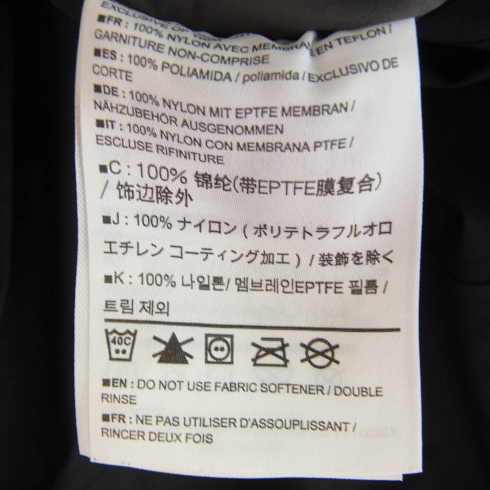 ARC'TERYX アークテリクス 10968-105270 BETA SL JACKET GORE-TEX ゴアテックス ベータSL ジャケット マウンテンパーカー ブラック系 XS【中古】