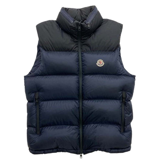 MONCLER モンクレール H20911A00160 5967G OPHRYS GILET ジップアップ ダウンベスト ネイビー系 3【中古】