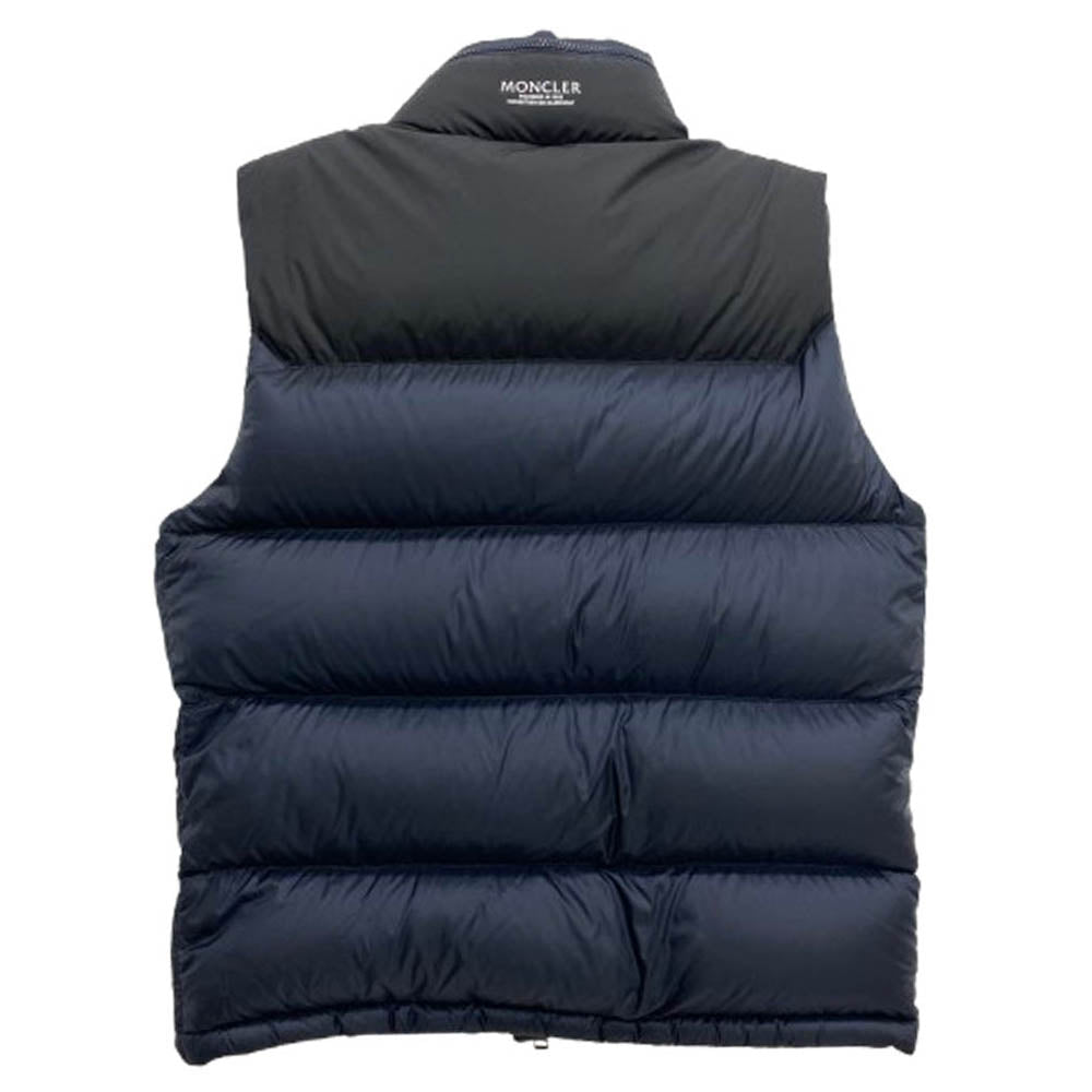 MONCLER モンクレール H20911A00160 5967G OPHRYS GILET ジップアップ ダウンベスト ネイビー系 3【中古】