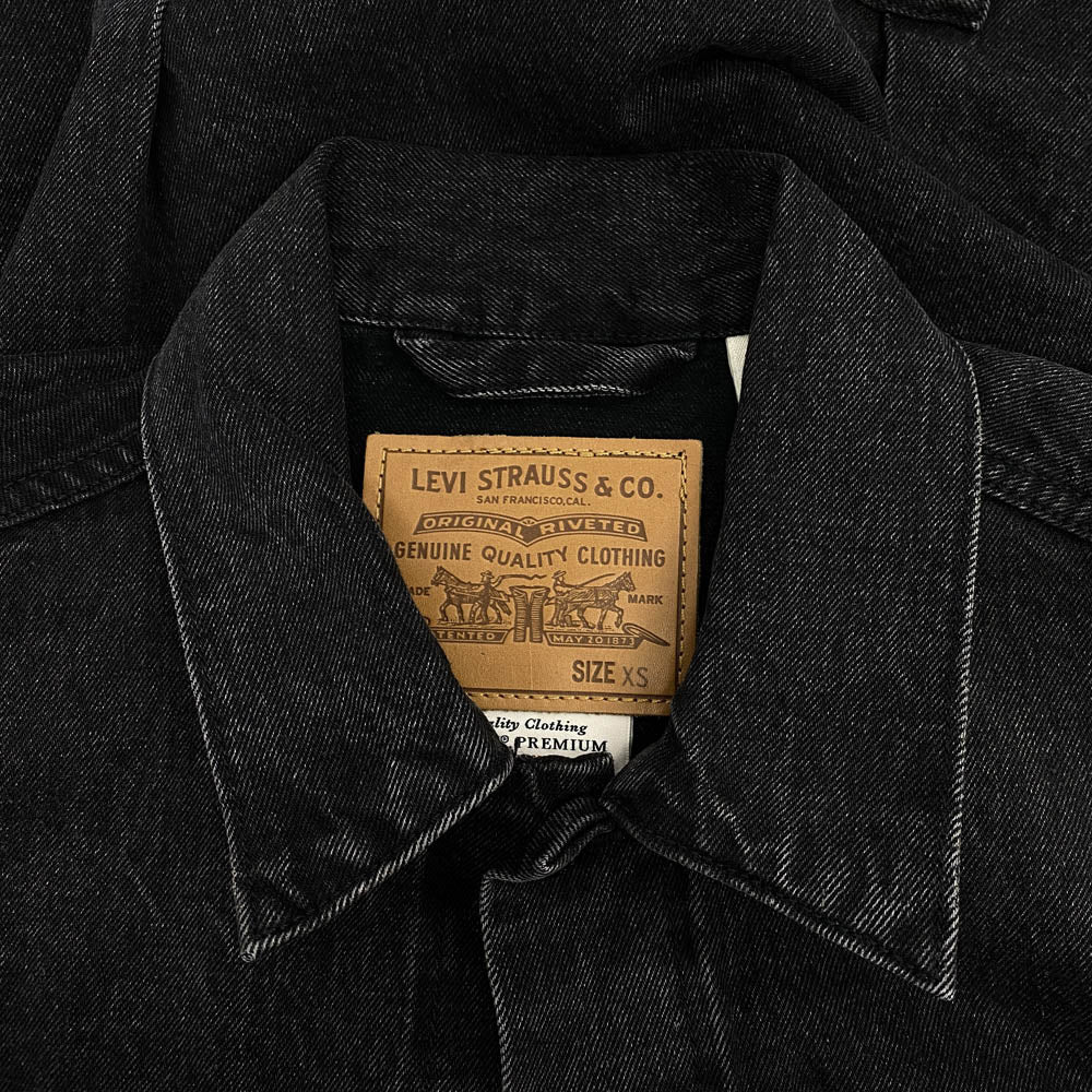 Levi's リーバイス PC9-0022Q-0000 PREMIUM プレミアム 30th Type 1トラッカー デニムジャケット ブラック系 XS【中古】