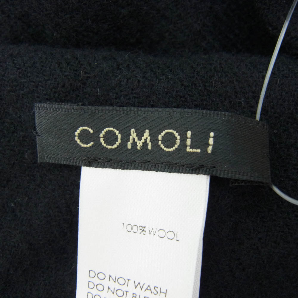 COMOLI コモリ 22AW W03-07001 大判 ウール ストール 040 コン【美品】【中古】