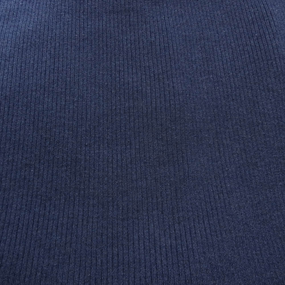 HYSTERIC GLAMOUR ヒステリックグラマー 01191NK01 ニット デニム 切替 ロング スカート インディゴブルー系 F【中古】