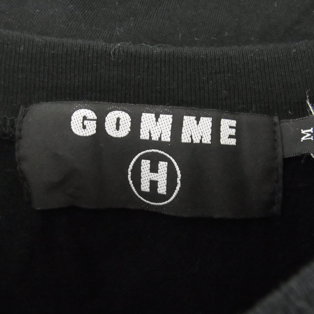 ゴムオム HS-T19-156 総柄 半袖 Tシャツ ブラック系 M【中古】