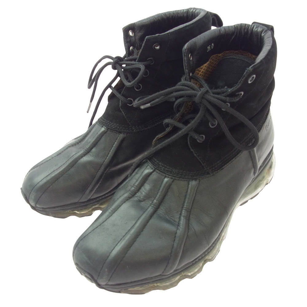 ネーム tomo&co エアソール ブーツ ブラック系 26cn【中古】