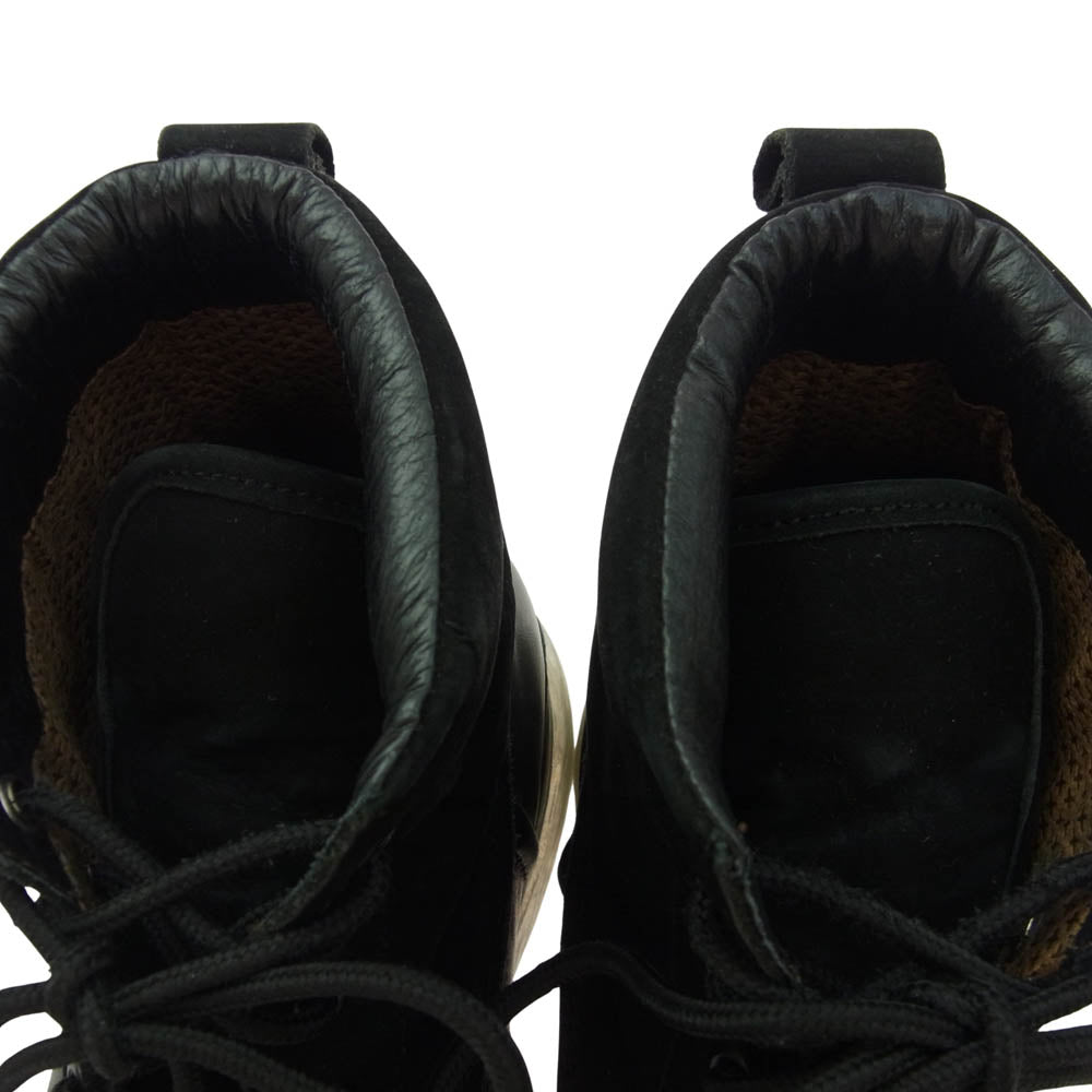 ネーム tomo&co エアソール ブーツ ブラック系 26cn【中古】