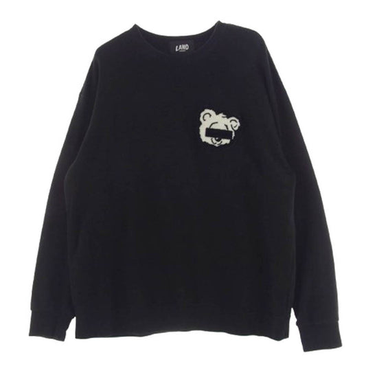 ランド バイ ミルクボーイ サガラワッペン スウェット ブラック系 サイズ不明【中古】