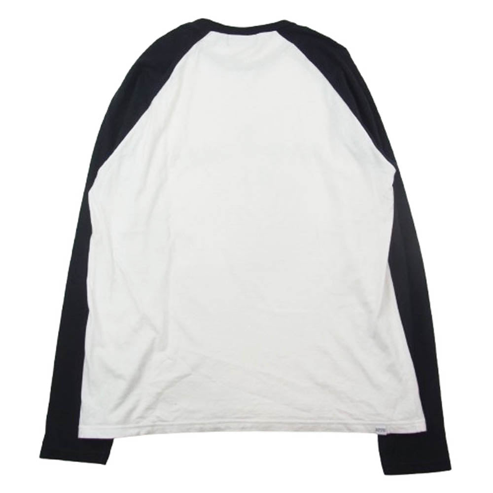 HYSTERIC GLAMOUR ヒステリックグラマー 02231CL07 ガールズプリント ラグラン 長袖 Tシャツ ブラック系 ホワイト系 L【中古】