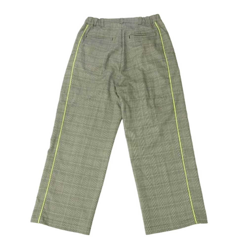 ランド バイ ミルクボーイ サイドライン チェック パンツ ブラック系 サイズ不明【中古】